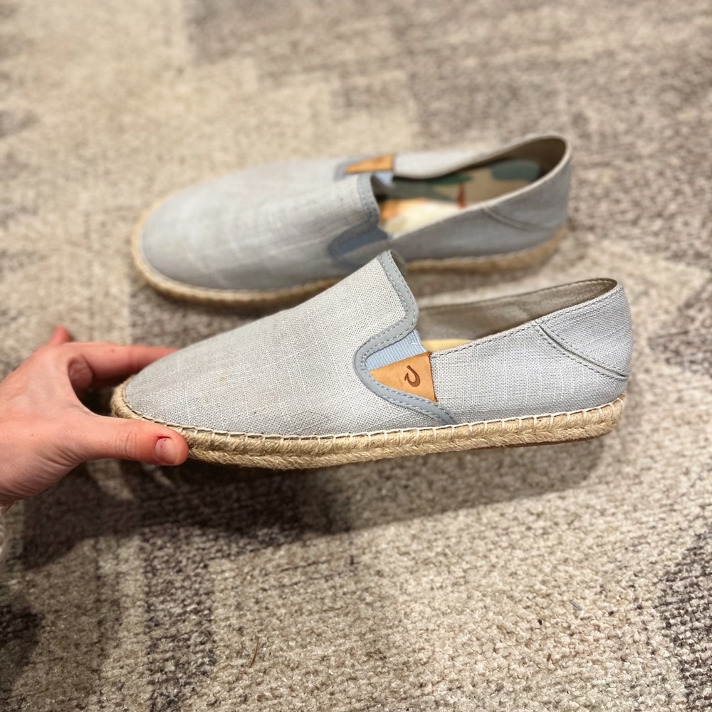 Olukai Linen Espadrilles